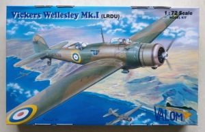 VALOM 1/72 72077 VICKERS WELLESLEY Mk.I  LRDU 