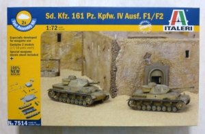 ITALERI 1/72 7514 Sd.Kfz 161 Pz.Kpfw IV Ausf.F1/F2