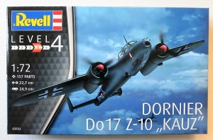 REVELL 1/72 03933 DORNIER Do 17 Z-10 KAUZ