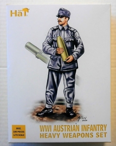 HAT INDUSTRIES 1/72 8081 WWI AUSTRIAN INFANTRY HEAVY WEAPONS SET