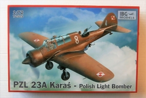 IBG MODELS 1/72 72505 PZL 23A KARAS POLISH LIGHT BOMBER