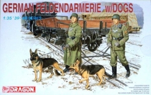 DRAGON 1/35 6098 GERMAN FELDGENDARMERIE w/DOGS