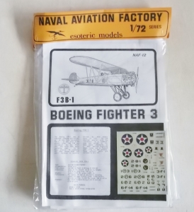 ESOTERIC 1/72 NAF-12 F3B-1 BOEING FIGHTER 3