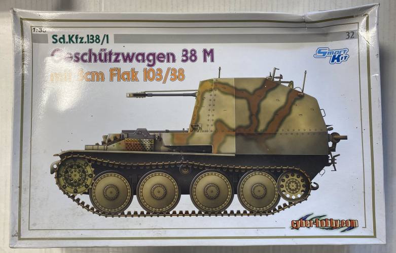 CYBER-HOBBYCOM 1/35 6481 SD.KFZ.138/1 GESCHUTZWAGEN 38 M