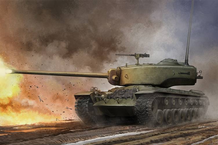 HOBBYBOSS 1/35 84513 US T34 HEAVY TANK