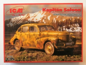 ICM 1/35 35475 KAPITAN SALOON WWII GERMAN STAFF CAR
