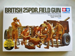 TAMIYA 1/35 35046 BRITISH 25pdr FIELD GUN
