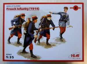 ICM 1/35 35682 FRENCH INFANTRY 1914
