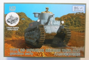 IBG MODELS 1/72 72037 TYPE 89 JAPANESE MEDIUM TANK KOU
