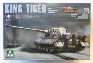 TAKOM 1/35 2047 KING TIGER Sd.Kfz.182 HENSCHEL TURRET WITH ZIMMERIT