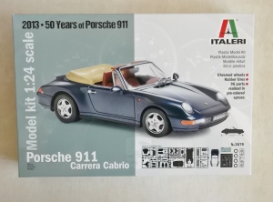 ITALERI 1/24 3679 PORSCHE 911 CARRERA CABRIO