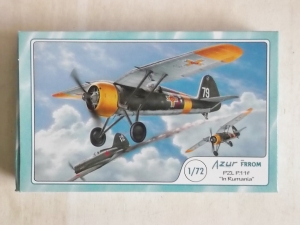 AZUR 1/72 FR023 PZL P.11f IN RUMANIA
