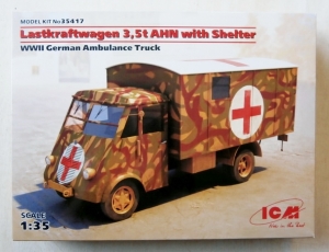 ICM 1/35 35417 LASTKRAFTWAGEN 3.5T AHN WITH SHELTER