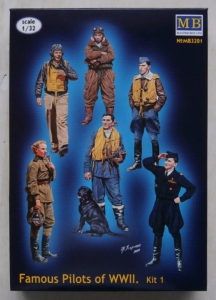 MASTERBOX 1/32 3201 FAMOUS PILOTS OF WWII KIT 1