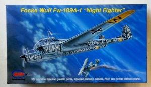MPM 1/72 72529 FOCKE WULF Fw 189A-1 NIGHT FIGHTER