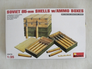 MINIART 1/35 35079 SOVIET 85mm SHELLS   AMMO BOXES