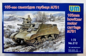 UNIMODEL 1/72 212 105mm HOWITZER MOTOR CARRIAGE M7B1
