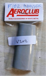 AEROCLUB 1/72 V202 F-102 DELTA DAGGER CLOSED MISSILE BAY DOORS INSERT