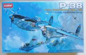 ACADEMY 1/48 12282 P-38J DROOPSNOOT P-38L F5E