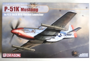 DRAGON 1/32 3224 P-51K MUSTANG w/4.5INCH M10 ROCKET LAUNCHER