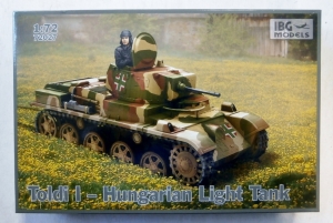 IBG MODELS 1/72 72027 TOLDI I HUNGARIAN LIGHT TANK