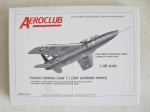 AEROCLUB 1/48 HAWKER SIDDELEY GNAT T.1  RAF AEROBATIC TEAMS 