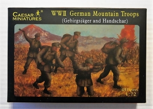 CAESAR MINATURES 1/72 067 WWII GERMAN MOUNTAIN TROOPS