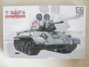 AFV CLUB 1/35 35144 T-34/76 1942-3 FACTORY 183 FULL INTERIOR KIT