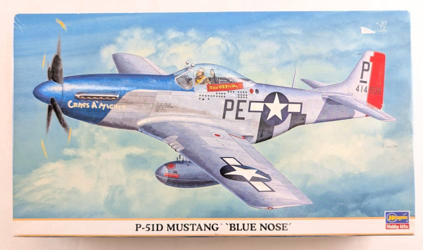 HASEGAWA 1/48 09527 P-51D MUSTANG BLUE NOSE