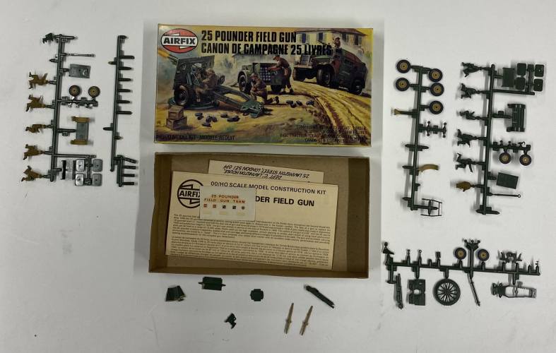 KINGKIT MODEL SCRAPYARD  AIRFIX 02313 FIELD GUN CANON DE CAMPAGNE STARTED 