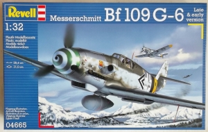 REVELL 1/32 04665 MESSERSCHMITT Bf 109G-6 LATE   EARLY VERSION