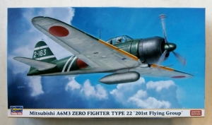 HASEGAWA 1/48 09919 MITSUBISHI A6M3 ZERO FIGHTER TYPE 22 201st FLYING GROUP