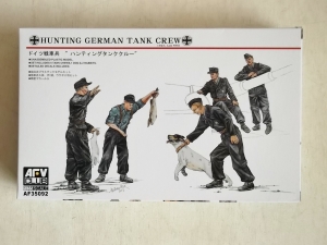 AFV CLUB 1/35 35092 HUNTING GERMAN TANK CREW 1943- LATE WWII