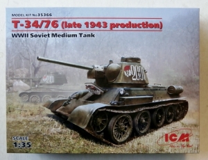 ICM 1/35 35366 T-34/76  LATE 1943 PRODUCTION 