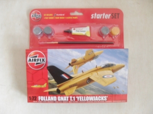 AIRFIX 1/72 55112 FOLLAND GNAT T.1 YELLOWJACKS STARTER SET