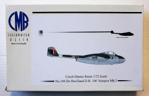 CZECH MASTER RESIN 1/72 104 D.H.VAMPIRE Mk.I