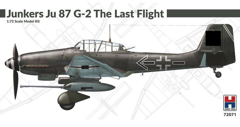 HOBBY 2000 1/72 72071 JUNKERS JU87 G-2 THE LAST FLIGHT