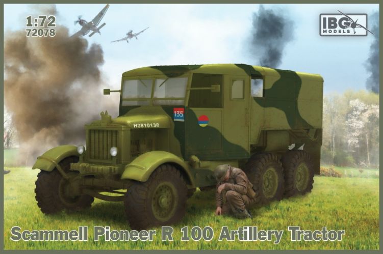 IBG MODELS 1/72 72078 SCAMMELL PIONEER R 100 ARTILLERY TRACTOR