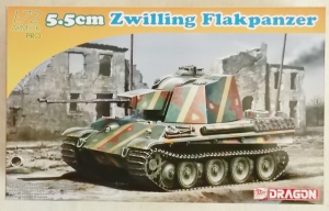 DRAGON 1/72 7488 5.5cm ZWILLING FLAKPANZER