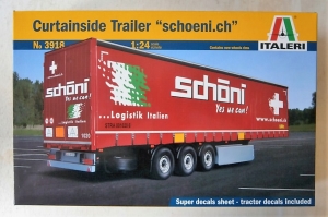 ITALERI 1/24 3918 CURTAINSIDE TRAILER SCHOENI.CH