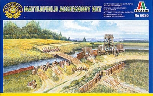 ITALERI 1/72 6030 BATTLEFIELD ACCESSORIES