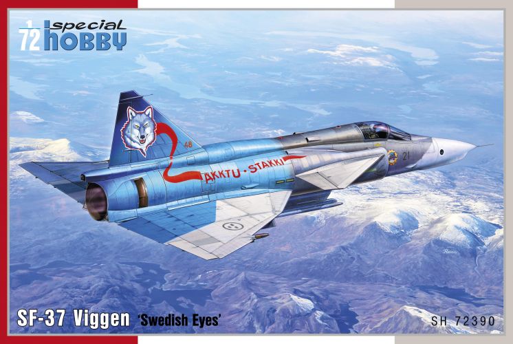 SPECIAL HOBBY 1/72 72390 SF-37 VIGGEN SWEDISH EYES