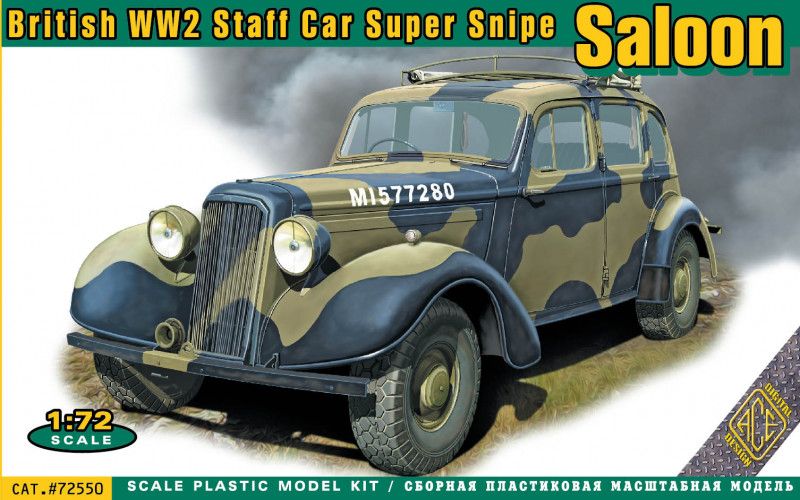 ACE 1/72 72550 BRITISH WW2 STAFF CAR SUPER SNIPE SALOON