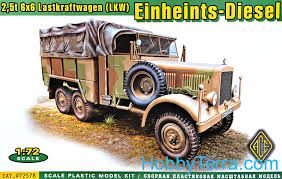 ACE 1/72 72578 EINHEINTS-DIESEL 2.5T 6X6 LASTKRAFTWAGEN