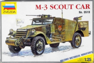 ZVEZDA 1/35 3519 WHITE M-3 SCOUT CAR