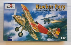 A MODEL 1/72 72139 HAWKER FURY  SPANISH AIR FORCE 1939 