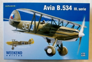 EDUARD 1/72 7429 AVIA B.534 III WEEKEND EDITION