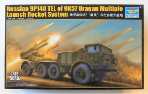 TRUMPETER MODELS 1/35 01026 RUSSIAN 9P140 TEL OF 9K57 URAGAN  UK SALE ONLY 