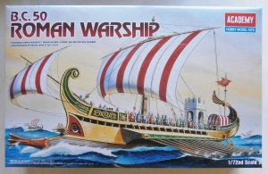 ACADEMY 1/72 14207 B.C. 50 ROMAN WARSHIP