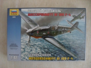 ZVEZDA 1/48 4806 MESSERSCHMITT Bf 109 F-4